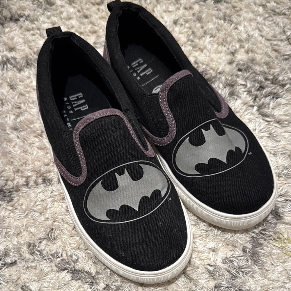 GAP Black and Gray Batman Sneakers